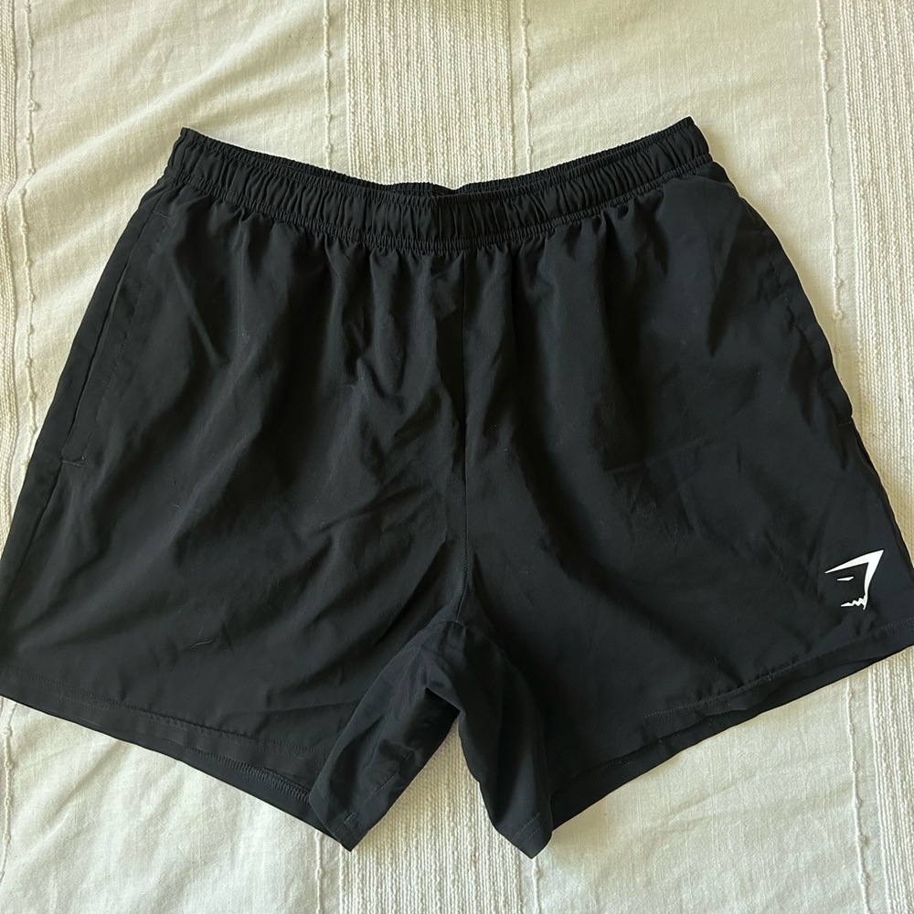 Men’s black Gymshark Shorts 5” Inseam